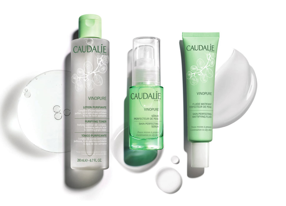 Skin care products by Caudalie