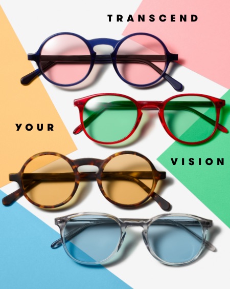 Transcend your Vision: colorful sunglasses by Morgenthal Frederics