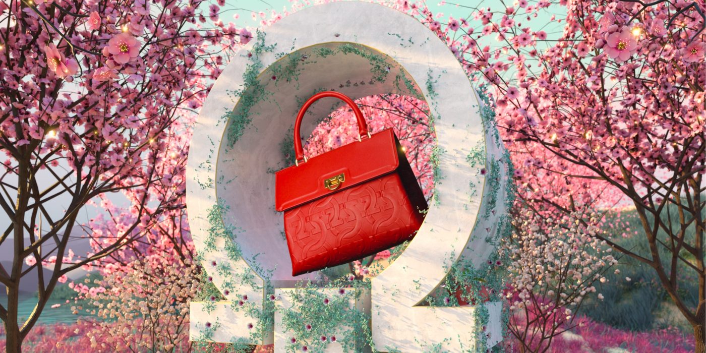 CityCenterDC Red Ferragamo Purse