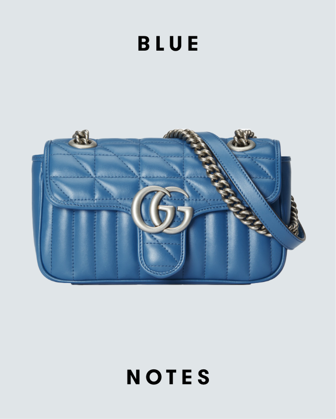 Gucci blue shoulder bag