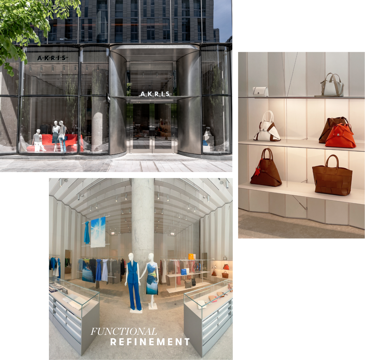 AKRIS store exterior and interior at CityCenterDC