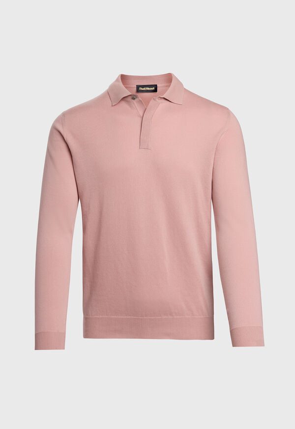 Organic Cotton Long Sleeve Polo